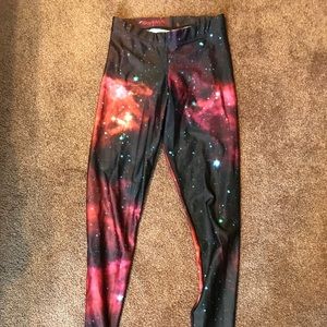 Blackmilk pink galaxy leggings